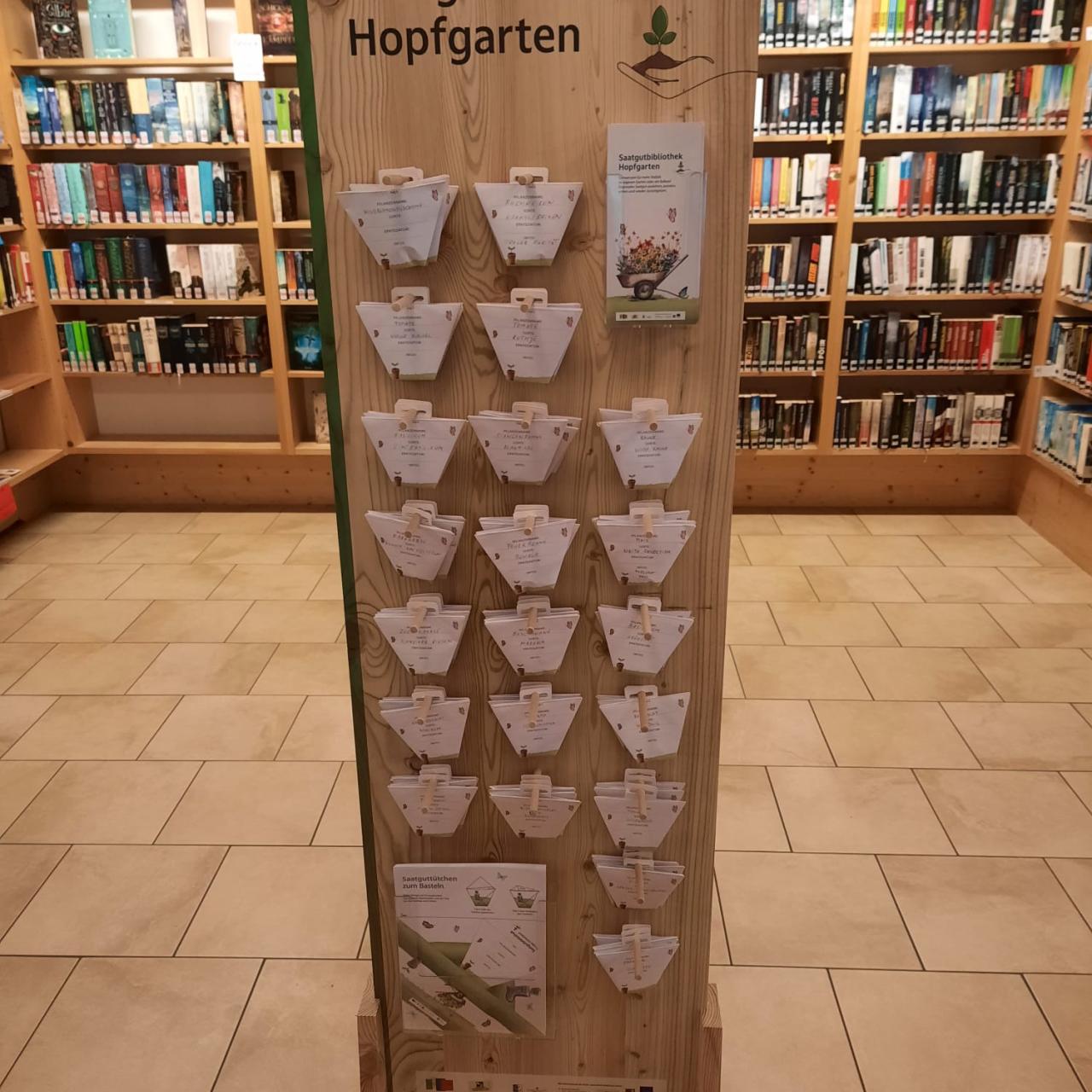 Ständer der Saatgutbibliothek 